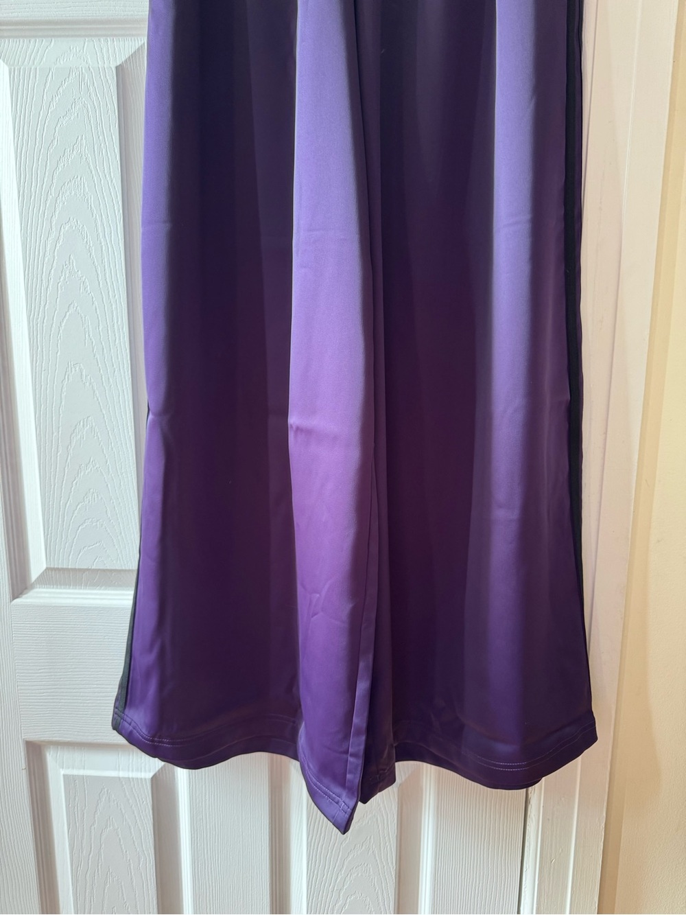 Adidas ADICOLOR SATIN WIDE LEG TRACK PANTS - Picture 7 of 14